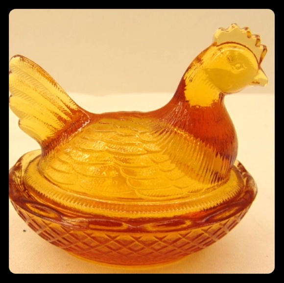 Other - Vintage Amber Trinket Dish